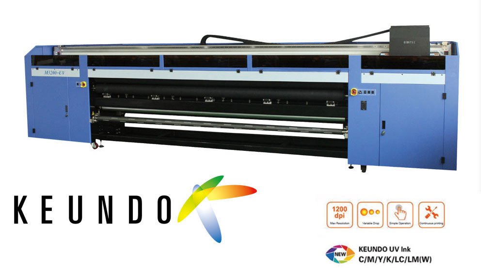KEUNDO M3200-UV 128'' Roll to Roll Printer