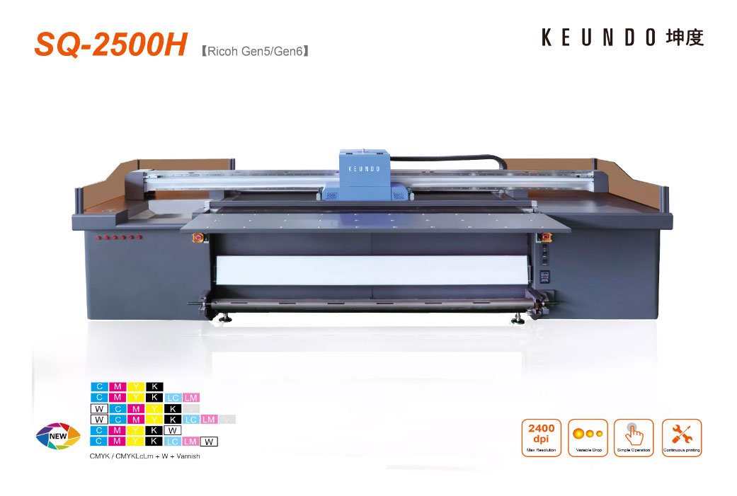 KEUNDO SQ-2500H Hybrid UV Printer